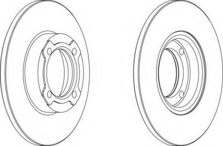 FERODO LV DISC PAIR DDF418