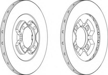 FERODO LV DISC PAIR DDF430