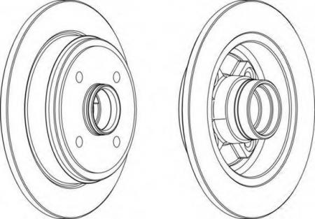 FERODO LV DISC PAIR DDF452