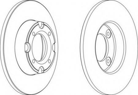 FERODO LV DISC PAIR DDF534