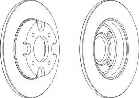 FERODO LV DISC PAIR DDF538