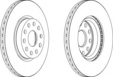 FERODO LV DISC PAIR DDF803