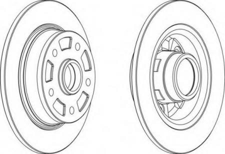 FERODO LV DISC PAIR DDF855