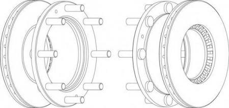 FERODO CV DISC SINGLE FCR107A