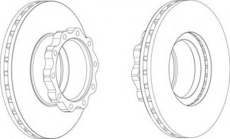   435X45 MAN (BCR144A/81.50803.0009) FERODO FCR144A