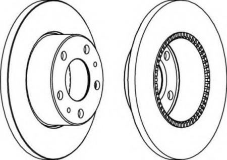 FERODO LCV DISC SINGLE FCR196A