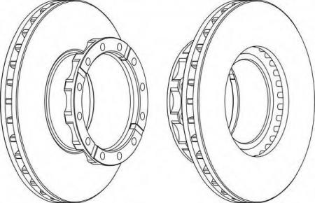 FERODO CV DISC SINGLE FCR254A