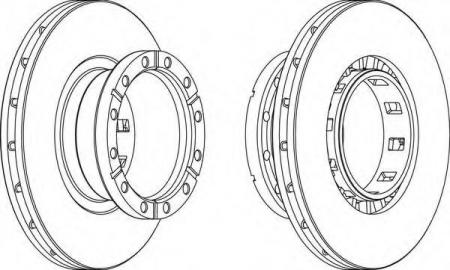 FERODO CV DISC SINGLE FCR318A