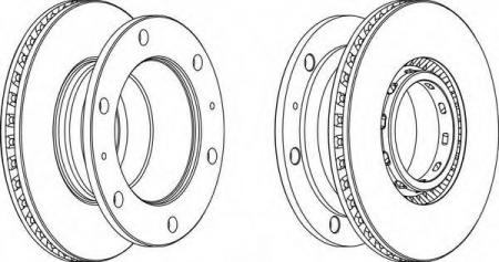 FERODO CV DISC SINGLE FCR342A