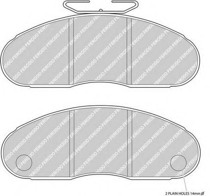 FERODO CV PADS FCV627