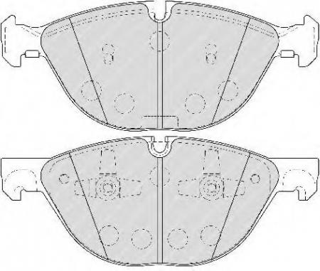  BMW E70/E71 3.0SD/3.5I/D/4.8I 07-/F15 12-  FDB4079 FERODO