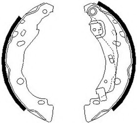  ..RENAULT LOGAN/CLIO/SANDERO (203,2x39) . BOSCH FSB642 FERODO