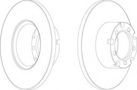 FERODO LCV DISC SINGLE FCR117A