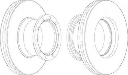 FERODO CV DISC SINGLE FCR135A