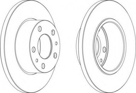 FERODO LCV DISC SINGLE FCR195A