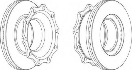 FERODO CV DISC SINGLE FCR203A