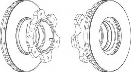 FERODO LCV DISC SINGLE FCR208A