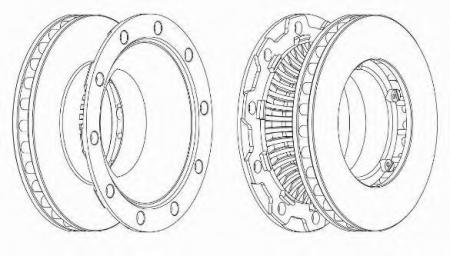 FERODO CV DISC SINGLE FCR253A