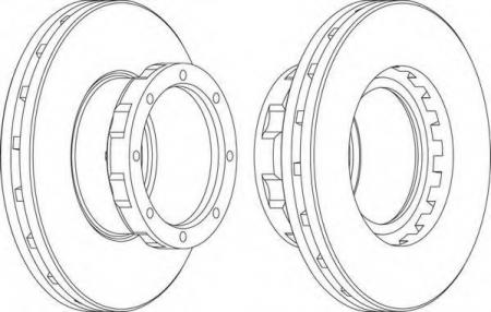 FERODO CV DISC SINGLE FCR260A