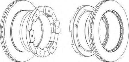 FERODO LCV DISC SINGLE FCR332A