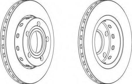 FERODO LV DISC PAIR DDF1887