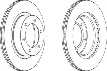 FERODO LV DISC PAIR DDF1008