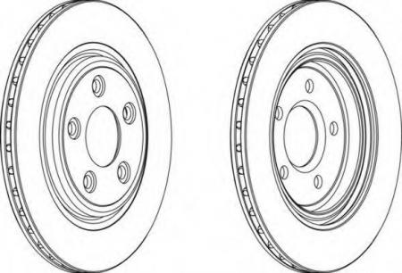 FERODO LV DISC PAIR DDF1108