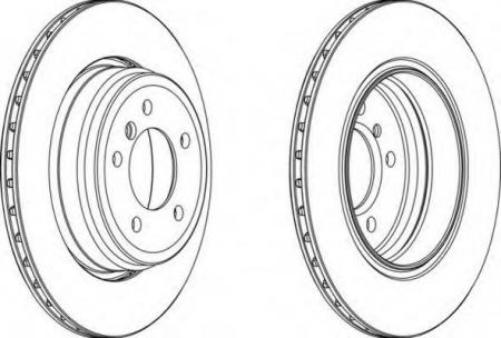 FERODO COAT+ DISC PAIR DDF1244C