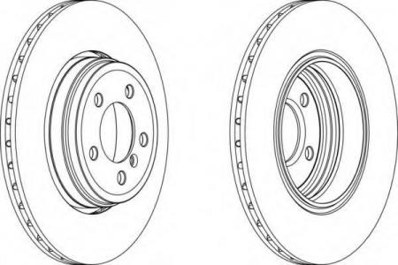 FERODO COAT+ DISC PAIR DDF1247C