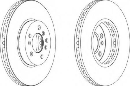 FERODO COAT+ DISC PAIR DDF1256C