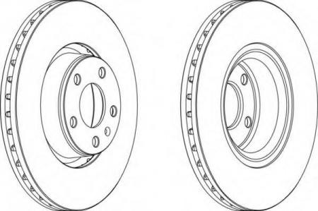 FERODO COAT+ DISC PAIR DDF1277C