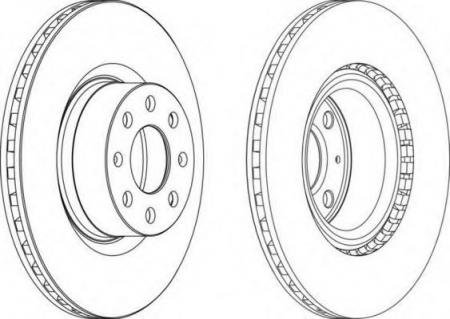 FERODO LV DISC PAIR DDF1298