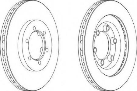   278X23.9 SSANG YONG KORANDO, MUSSO, REXTON FERODO DDF1346