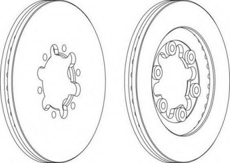 FERODO LV DISC PAIR DDF1398