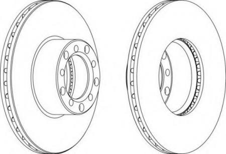 FERODO LV DISC PAIR DDF142