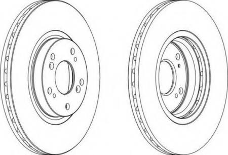   300X25 HONDA ACCORD FERODO DDF1424