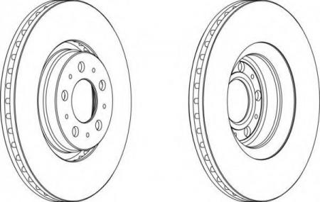   316X28 VOLVO XC 90 FERODO DDF1426