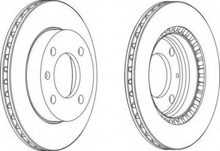 FERODO LV DISC PAIR DDF1451