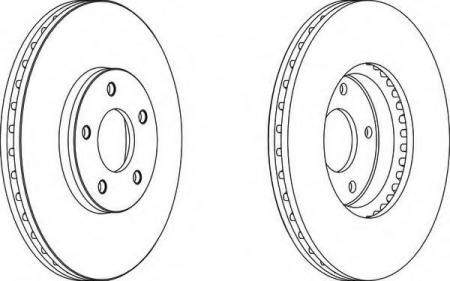 FERODO LV DISC PAIR DDF1478