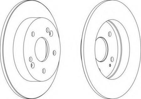 FERODO LV DISC PAIR DDF1483