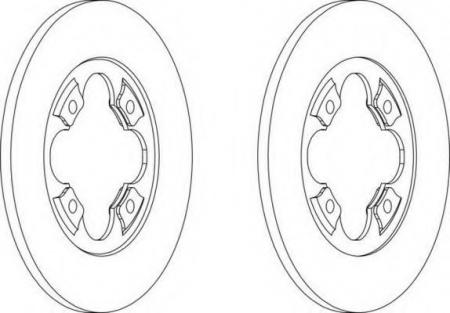 FERODO LV DISC PAIR DDF017