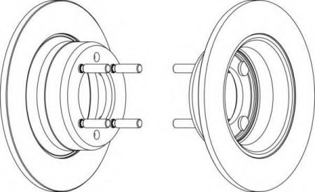 FERODO LV DISC PAIR DDF036