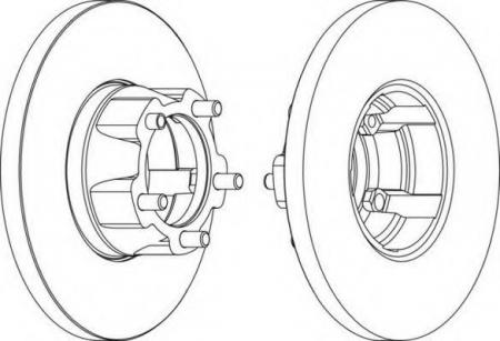 FERODO LV DISC PAIR DDF058