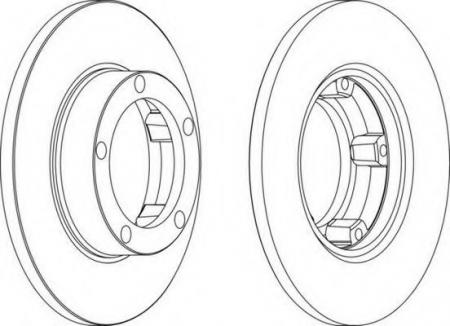 FERODO LV DISC PAIR DDF061