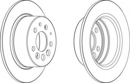 FERODO LV DISC PAIR DDF080