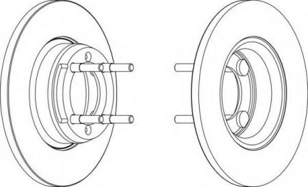 FERODO LV DISC PAIR DDF088