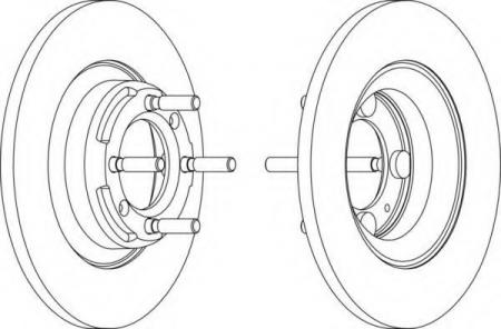 FERODO LV DISC PAIR DDF101