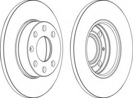   Opel Astra G 1.2-1.8i/1.7/2.0D/TD/C DDF1041 FERODO