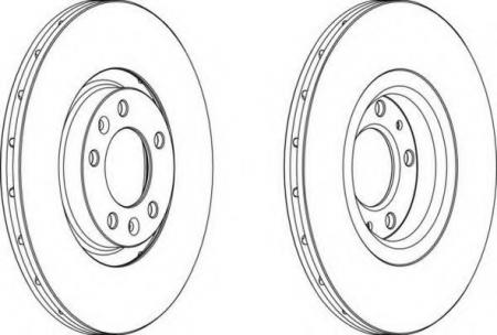 FERODO LV DISC PAIR DDF1652