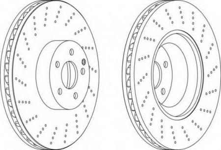 FERODO LV DISC PAIR DDF1662